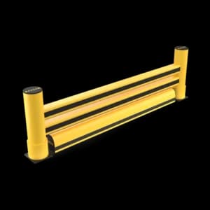 2R Delta Rack End Barrier + Kerb